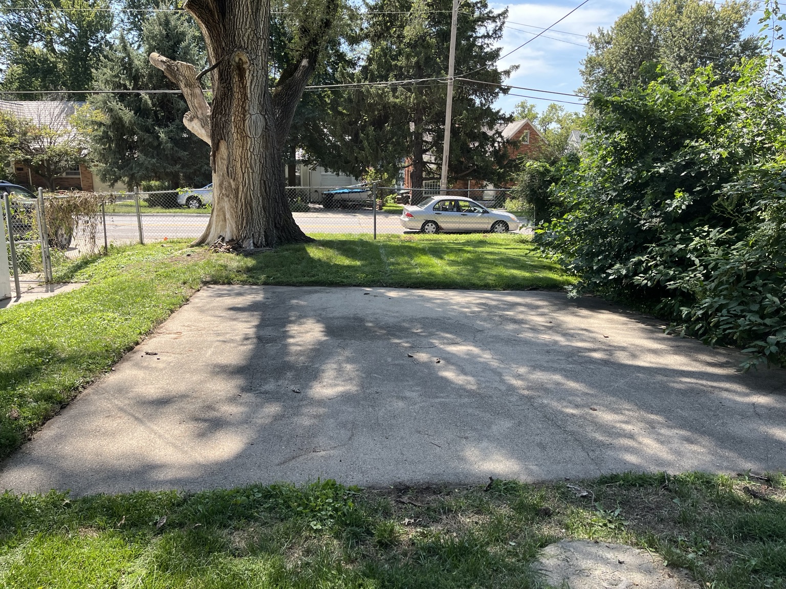 After debris and yard cleanup